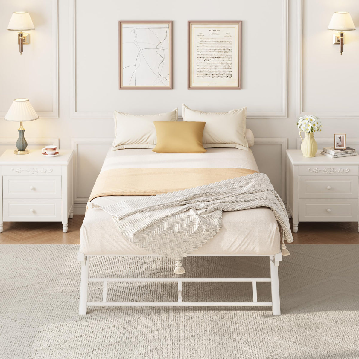Twin Pop Up Trundle Bed M7669