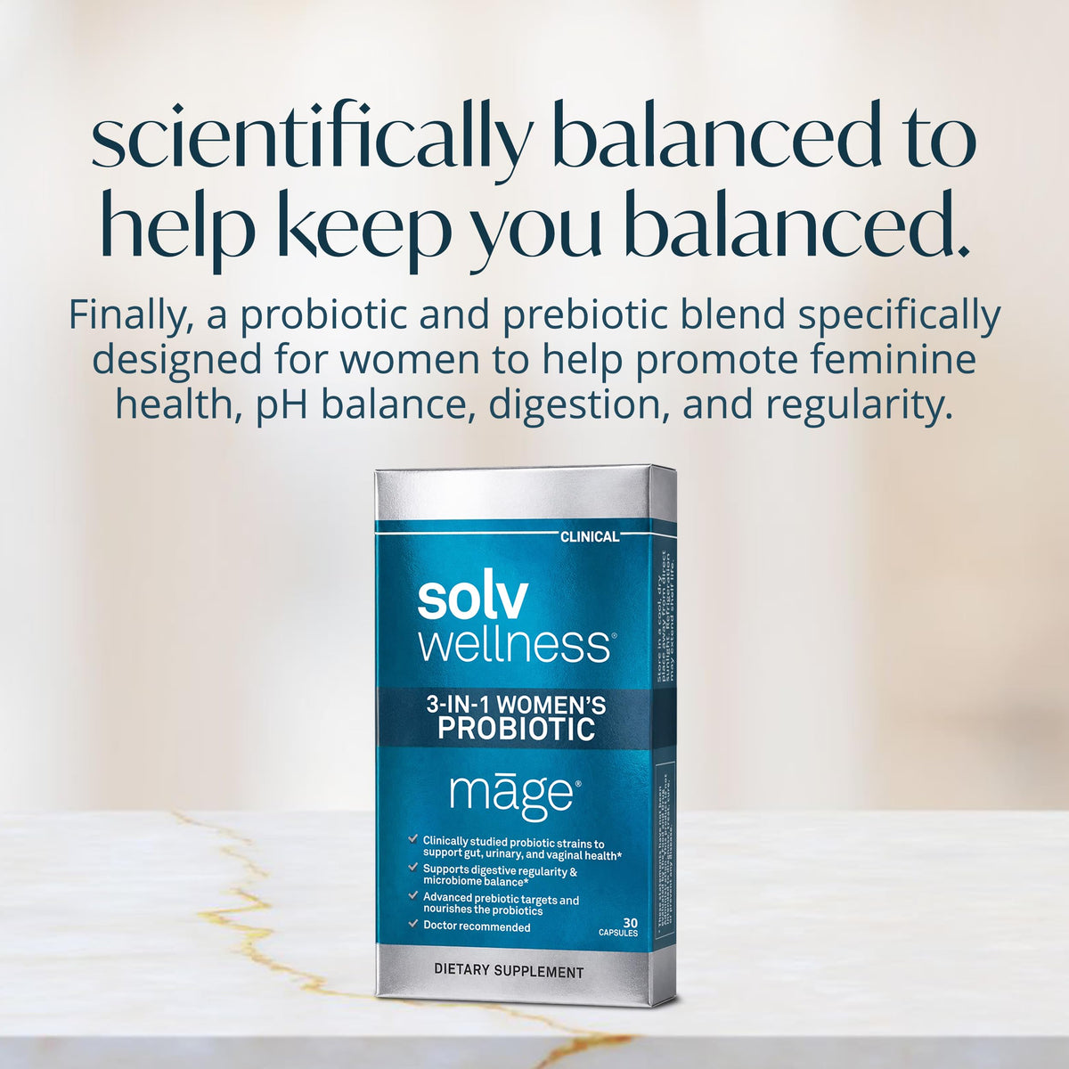 Women's Prebiotic & Probiotic, 30 Capsules S104