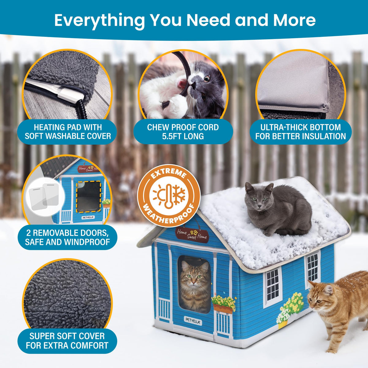 Heated Cat House B87969