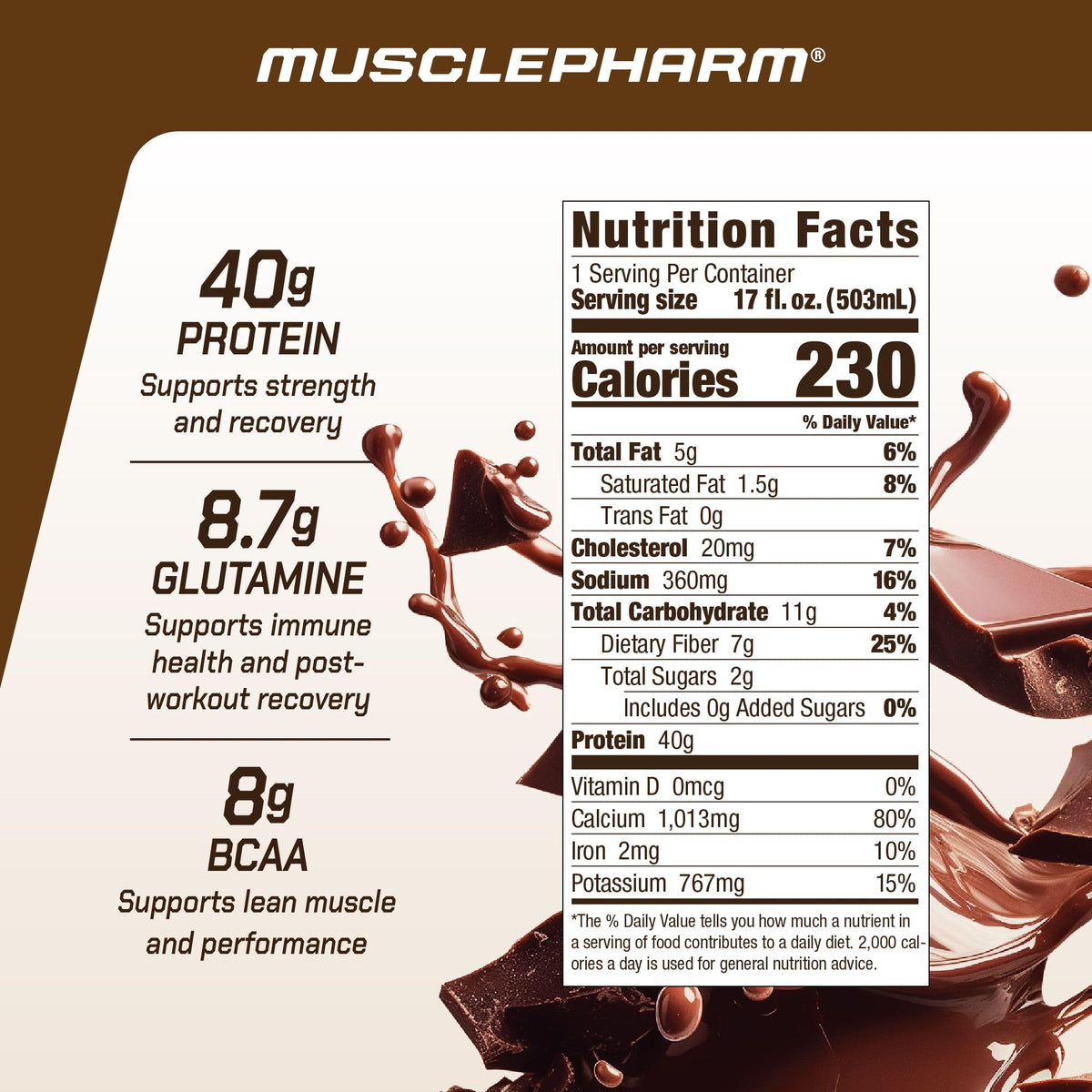 Chocolate Fudge Protein Shake 12 Pack R564798
