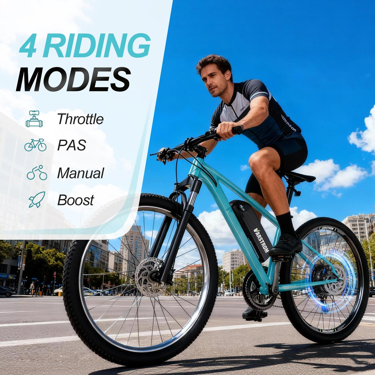 48V 750W Rear Electric Bike Conversion Kit I990