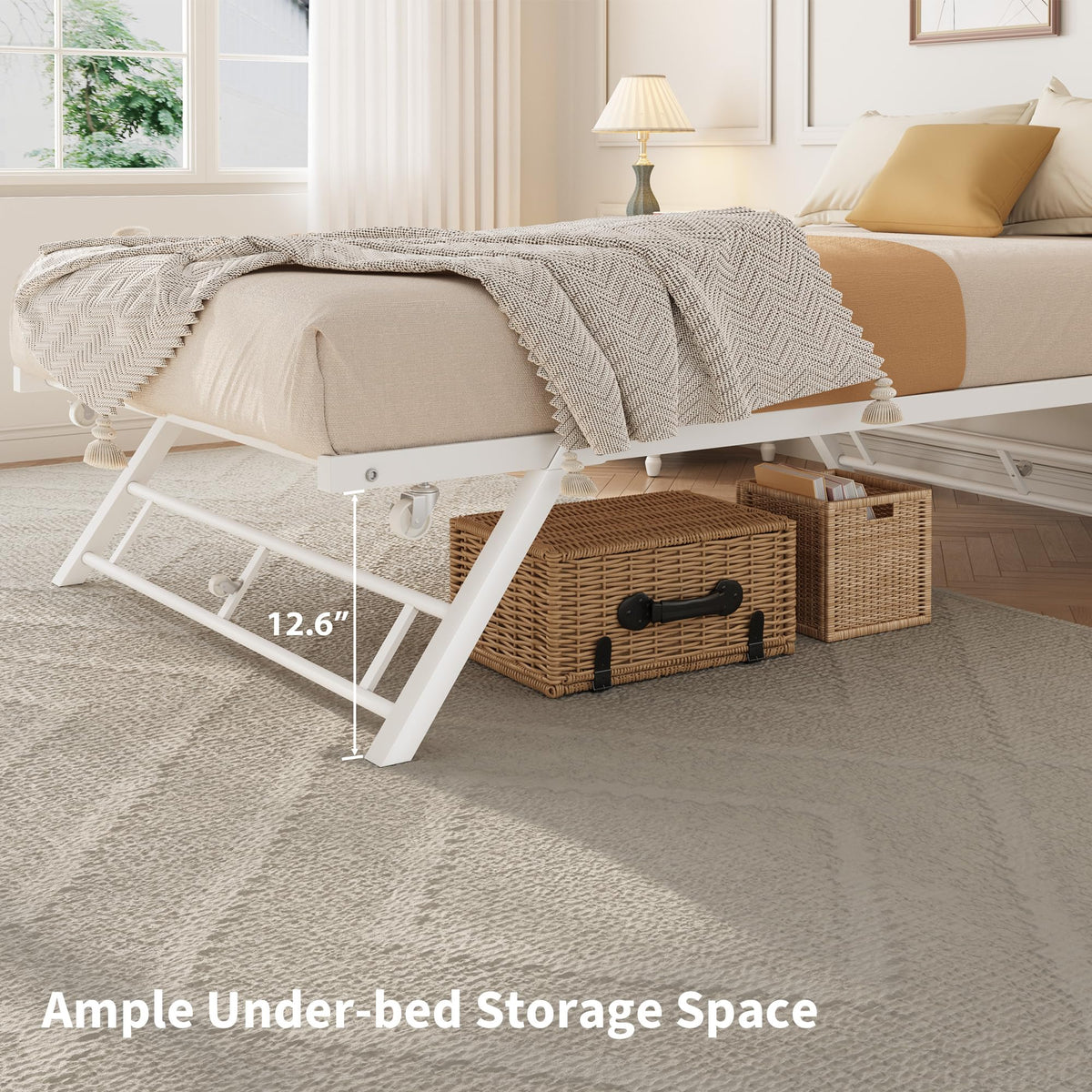 Twin Pop Up Trundle Bed M7669