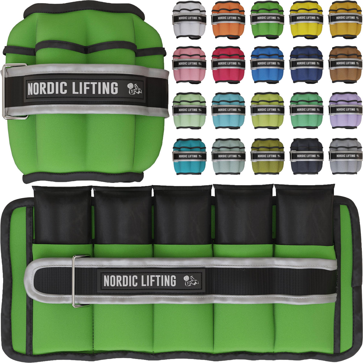 Adjustable 5lb Ankle Weights (1 Pair) L14355